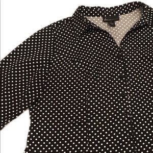 Lane Bryant Polka Dot Blouse